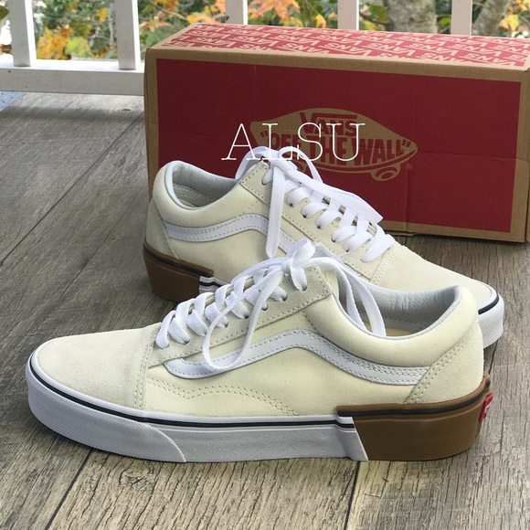 NWT Old Skool Gum Block Classic White W AUTHENTIC - Picture 5 of 8